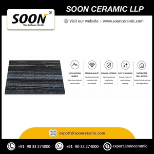 Próximamente en SOON CERAMIC: Losa Grande de Calcita Pulida Azul Tabaco, Diseño Moderno y Ecológico en 3D, Precio Directo de Fábrica - Product Image 6