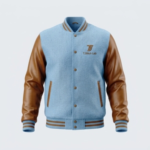Nouvelle arrivée, veste varsity unisexe, séchage rapide, respirante, légère, imperméable, coupe-vent, fermeture à boutons recouverts, manches longues - Product Image 4