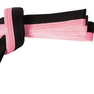 Ceintures de karaté et de BJJ personnalisées en gros, avec logo sur mesure, haute qualité, couleurs personnalisables, pour adultes, en sergé/toile - Product Image 4