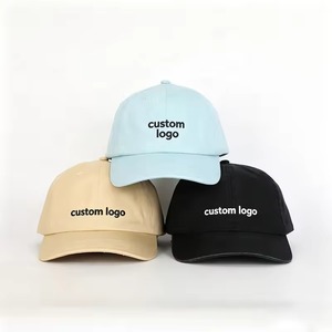 Casquette de baseball en coton à 6 panneaux personnalisée en gros, avec logo personnalisé, style vintage, sportive, décontractée, pour hommes et femmes, multicolore - Product Image 2