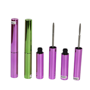 Best-Selling Metal <b>Mascara</b> Packaging with Threaded Steel Brush Heads Colorful Aluminum Shell Eyelash Extension Liquid Bottles - Product Image 4