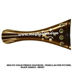 ไวโอลินแบบฝรั่งเศส ทำจากไม้มะเกลือ พร้อมอานสีดำและฝังมุก ผิวขัดเงา ทนทานและน้ำหนักเบา - Product Image 2