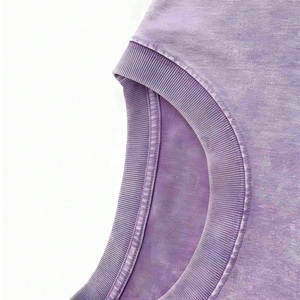 <b>Drop</b> Shoulder Mens & Women Oversized Long <b>Acid</b> Washed 100% Cotton T-Shirt with Custom Logo Vintage Design - Product Image 5