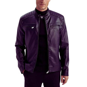 Factory Direct Sale Trendy Men <b>Leather</b> <b>Winter</b> <b>Jacket</b> With Smooth Texture And Reinforced Stitching Designed For Long Lasting Use - Product Image 1