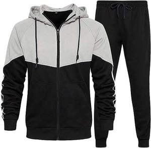 Conjunto Deportivo SPEED STRIKE para Hombre, Invierno, 100% Algodón, Sudadera con Capucha y Pantalones, Logotipo de Marca Personalizado, Cierre con Cordón Frontal - Product Image 1