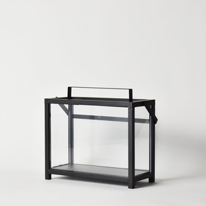 Élégant Porte-Bougie en Verre et Métal Noir, Vase de Table pour la Décoration de la Maison et des Événements - Product Image 5