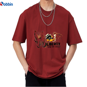 Camiseta Personalizada con Logotipo para Hombre, Talla Grande, Cuello Redondo, Manga Corta, Estampado de Dibujos Animados, Camiseta Unisex Extra Grande - Product Image 4