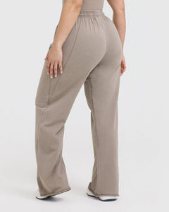 Pantalon de survêtement décontracté pour homme en coton beige avec taille élastique, cordon de serrage et poches latérales – Collection Automne 2026 (Vente en gros) - Product Image 5