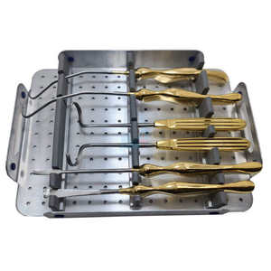 Kit d'instruments chirurgicaux manuels pour rhinoplastie, 13 pièces, chirurgie esthétique nasale, acier inoxydable, par Dentavex - Product Image 6