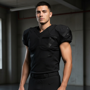 Factory Price American Football Uniform Customized Size Color Lightweight Spandex Side Panels Pro Football Uniform Set - Product Image 5