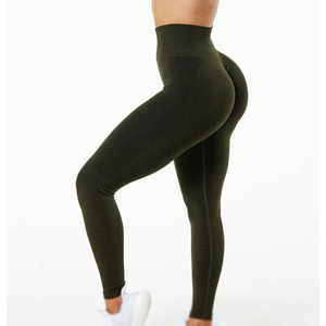 Best Selling Woman Yogawear Scrunch Butt <b>Leggings</b> High Waist Fitness Yoga Pants High Quality <b>Seamless</b> <b>Leggings</b> - Product Image 1