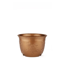 Pot à feuilles décoratives de 12 pouces, grand pot en plastique pour plantes, pot à fleurs pour l'intérieur, l'extérieur, la maison, le jardin, le balcon, la terrasse, décoration - Product Image 1