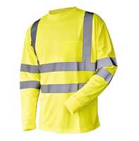 Chemise de travail en polyester - Vêtement de sécurité haute visibilité néon