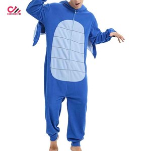 <span class=keywords><strong>Pigiama</strong></span> Intero in <span class=keywords><strong>Pile</strong></span> <span class=keywords><strong>con</strong></span> Cappuccio Personalizzato per Donna, Morbido e Confortevole, Blu <span class=keywords><strong>con</strong></span> <span class=keywords><strong>Bottoni</strong></span> - Product Image 4