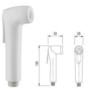 Rociador de bidé de plástico ABS personalizable OEM/ODM VX81, cabezal de bidé portátil para cocina moderna, accesorios de baño de Hotel Shattaf - Product Image 1