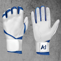 Gants de frappe de baseball professionnels personnalisés pour hommes, main droite/gauche, légers, durables, en polyester/coton, pour la course et le divertissement