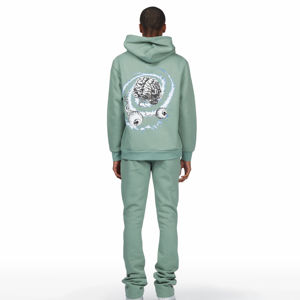 Los Mejores Conjuntos Deportivos de Invierno Personalizados para Hombre con Capucha - Ropa Deportiva Transpirable 100% Algodón OEM - Product Image 4