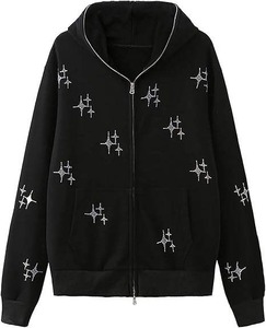 Sudadera con Capucha de Invierno para Hombre con Pedrería, Logotipo Personalizado, Forro Polar de Poliéster/Algodón, Estilo Urbano - Product Image 6