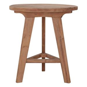 Table de bar carrée moderne en teck massif avec grain naturel et structure robuste pour usage hôtelier et commercial - Product Image 4