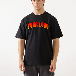 เสื้อยืดเปล่าพิมพ์ลาย DTG โลโก้สั่งทำ 1 ตัว ผ้าฝ้ายแท้ เสื้อยืดฟอกสีสำหรับผู้ชาย สไตล์วินเทจ ยูนิเซ็กส์ ทรงโอเวอร์ไซส์ เสื้อยืดผู้ชาย - Product Image 1