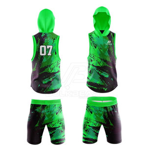 New Lightweight Polyester Flag Football Uniform for Men with Breathable Sweat Wicking Fabric and Comfortable <b>Athletic</b> Fit Design - Product Image 6