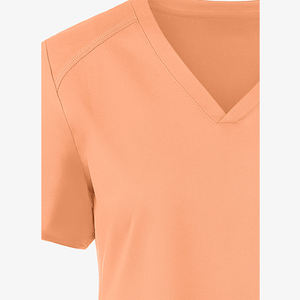 Oferta Especial: Blusa Médica de Moda Personalizada para Mujer, Cuello en V, Manga Corta, Múltiples Bolsillos, Alta Calidad, para Uso Hospitalario - Product Image 6