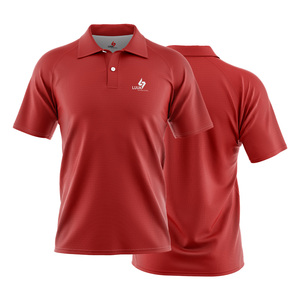 Custom Printed Knitted Short Sleeve Anti-Wrinkle Casual Men's Polo Shirts Front Logo High Quality Polyester/Cotton <b>Coaches</b> Shirt - Product Image 1