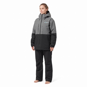 Traje de esquí para mujer, chaqueta con capucha cálida, impermeable y resistente al viento, ropa deportiva de invierno para exteriores - Product Image 6