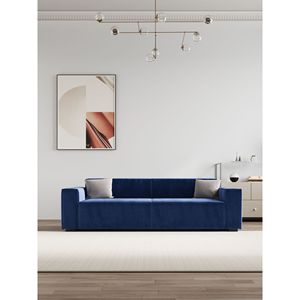 88,6 moderno sofá de 3 plazas con reposabrazos cuadrado asiento profundo cómodo sofá para sala de estar y dormitorio nube sofás - Product Image 5