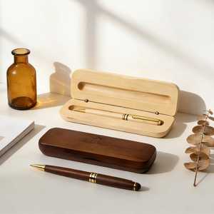 Custom Eco-Friendly Wooden Promotional Ballpoint <b>Pen</b> Personalized Logo Embossing Wooden Gift <b>Box</b> Welcome Gifts Christmas - Product Image 6