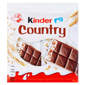 คินเดอร์ คันทรี ช็อกโกแลตนมแท้ ไส้นม (59%) มีซีเรียลผสม - Product Image 2