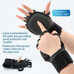 Muñequeras para Levantamiento de Pesas, Guantes de Gimnasio sin Dedos con Soporte para Muñeca, Acolchado en la Palma para Gimnasio, Fitness, Cross Training, Ciclismo - Product Image 4