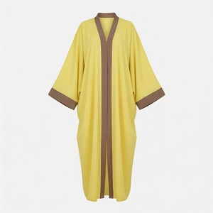 ชุดบุรก้าแบบดั้งเดิมสำหรับผู้หญิงมุสลิม ขายส่งอาบายะห์ สีตามสั่ง ดีไซน์ล่าสุด เสื้อผ้าแฟชั่นเรียบง่ายทันสมัย - Product Image 1