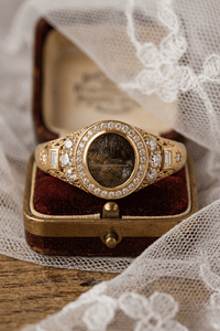 Anillos de Alta Gama con Baño de Oro PVD de 18K, con Piedras Rojas, Blancas y Negras, Estilo Vintage, de Acero Inoxidable, Resistentes al Deslustre - Product Image 5