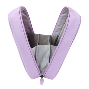 Estuche de Lápices con Cierre de Nailon Morado SENDA para Uso Escolar y de Oficina, con Parche de Oso, Tamaño A5, Bolsa para Material Escolar - Product Image 5