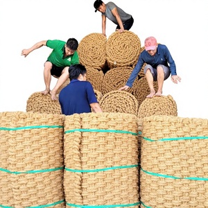 ECONÓMICO: Precio de fábrica Fibra de coco húmeda para compradores, rollo de estera de fibra de coco, cuerda de fibra de coco de Vietnam - Product Image 1