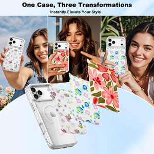 Funda de Teléfono Personalizada de TPU Transparente con Panel Trasero Magnético N52 Dorado Reemplazable para <span class=keywords><strong>iPhone</strong></span> 17/17 Pro/17 Pro Max/17 Air - Product Image 4