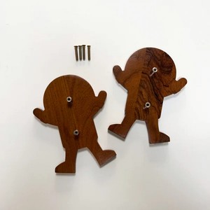 Tiradores y manijas artesanales modernos de madera de acacia con forma de astronauta para puertas, cajones, cómodas y armarios de guardería - Product Image 4
