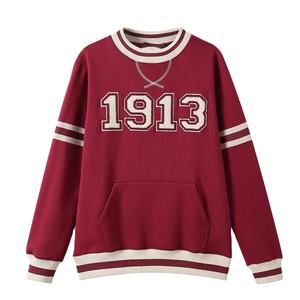 1913 Delta |Sigma | Theta Custom Sorority Crew neck <b>Sweatshirt</b> with Chenille <b>Embroidery</b> Letter Unisex College Apparel Wholesale - Product Image 1