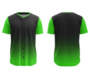 Camiseta de Béisbol Personalizada con Impresión por Sublimación a Todo Color, con Logotipo y Números Personalizados |   Base de Poliéster Transpirable - Product Image 2