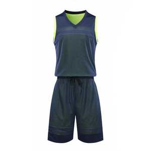 Personalized Own Uniforms Cheap 100% Polyester Reversible Basketball Jersey Breathable Plus Size Front Training Uniform Set - Product Image 1