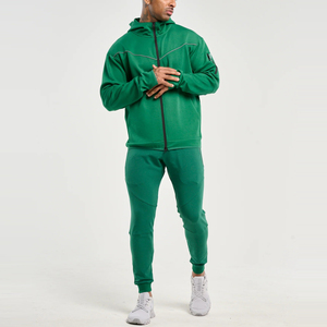 Conjunto Deportivo 2 en 1 para Hombre, Transpirable, con Sudadera con Cierre de Cremallera y Cordón Ajustable y Pantalones Jogger para Correr - Product Image 5