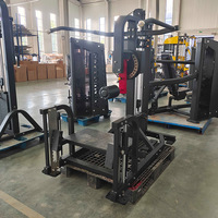 Equipo de Gimnasio Comercial para Entrenamiento de Fuerza y Culturismo: Máquina de Extensión de Espalda con Selector de Peso y Carga de Placas