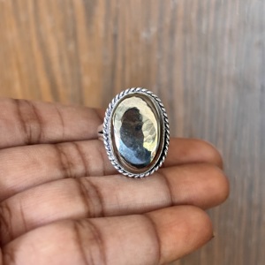 Anillos de Plata de Ley 925 con Piedras Preciosas de Pirita Vintage Fabulosas al por Mayor para Mujeres, para Bodas y Fiestas, Joyería Impermeable - Product Image 2