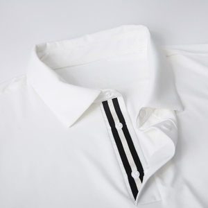 New Arrival Bulk Quantity Solid Breathable for Shirts Men Fashionable Casual Street Wear Slim Fit OEM for Sale - Product Image 5