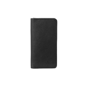 Best-Selling Genuine Leather <b>Long</b> <b>Wallet</b> Fold Closure Minimalist Style RFID Card Holder Unisex Black From Bangladesh - Product Image 1