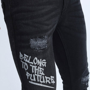 Jeans personnalisés sur mesure, style unique, fabriqués en usine, pour hommes, taille adulte. - Product Image 6