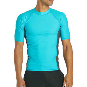 Rash Guard Top Selling Best Product Rash Guard In Short Sleeve Cheap Price Custom Design In Stock Wholesale Gym Fitness - Product Image 1