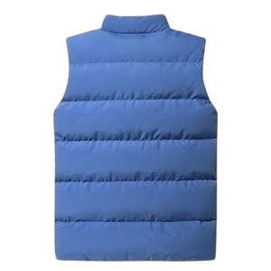 2026 Hot Selling Cheap Prize <b>Men's</b> Sleeveless Puffer Vest Customize Fabric Solid Pattern Loose Fit Padded Bubble Jacket for <b>Men</b> - Product Image 2