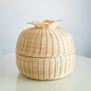 Panier en rotin tressé de qualité supérieure, design fruitier, panier de rangement pour enfants, décoration. - Product Image 6